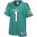 NFL PRO LINE Women's Tua Tagovailoa Aqua Miami Dolphins Player Jersey