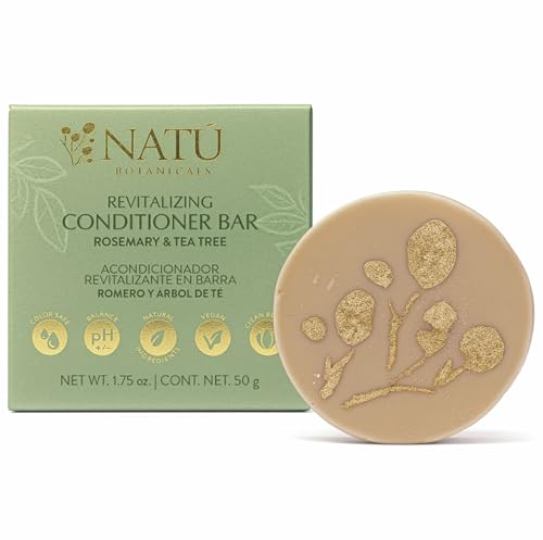 15 Best Detangling Conditioner Bars for Stress-Free Hair Days 9 NATÚ BOTANICALS Revitalizing Hair Conditioner Bar