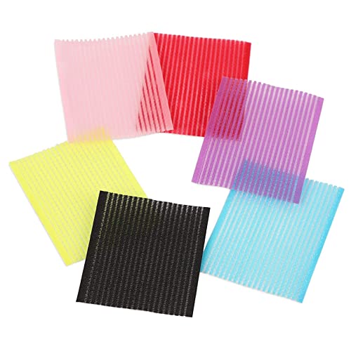 Hair Holders for Women, Hair Fringe Stickers, Bangs Grippers (6 Colors, 30 Pack)