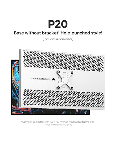 Image of P20 28.2'' UHD 4.5K (4500 x 3000) Glossy Monitor, IPS Panel, 99% sRGB, 99% DCI-P3, 10-Bit Colors, 192PPI, 60Hz, HDR, 1500:1, Eye Care, Low Blue Light (Honeycomb - Without Stand x2)