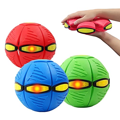 Bola De Disco Voador Mágica Com Luzes LED Deformáveis (Verde)