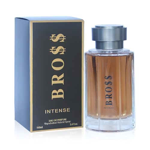 Image of AFLUXE Bross Intense Men's Cologne 2PCS, Bold Citrus Woody | Bold men's cologne 2PCS with citrus spice & woody notes. Long lasting Eau de Parfum for men for all occasions.