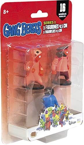 Gang Beasts 3 Figurines de 4 5 cm Lot 4 Figurines de Collection Jeux Vidéos Lansay Neuf - vue 3