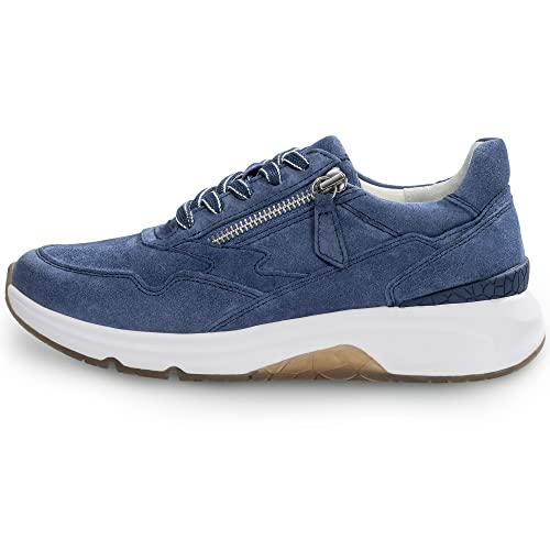 Nacarat Women's Genuine Leather Slip On Sneakers, Zipper Gym Shoes, Athletics Shoes For Running, Tennis & Sport Activities Navy8 #TOP3