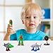 8Pcs Italian Brainrot Action Figures Tralalero Travala Toy Set With Tralalero Travala,Tung Tung Tung Sahur, Brr Brr Patapim & More - Brainrot Toys Collectible Animal Figures for Display or Gifting