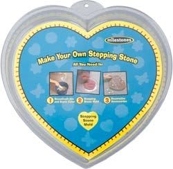 Milestone Stepping Stone Mold Heart 12 inch 90723123 (3-Pack)