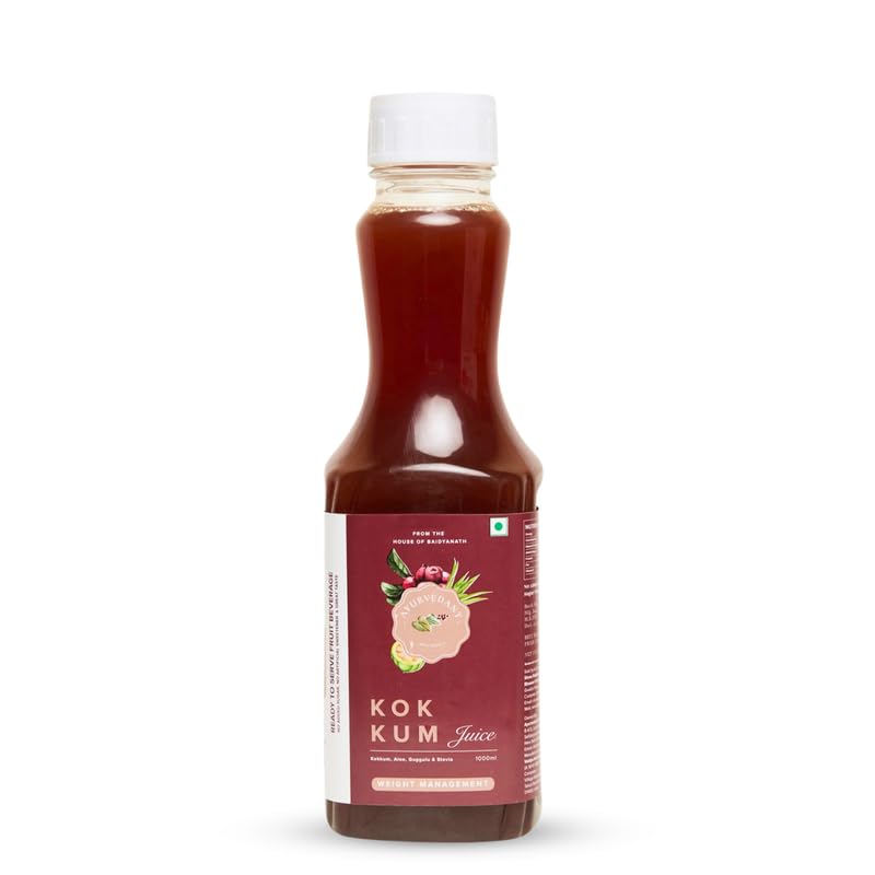Baidyanath Ayurvedant Kokkum Juice RTD – 1 Ltr – 100% Natural Refreshing Beverage Rich in Antioxidants, Supports Digestive Health (Pack of 1) (B0CVH4YGJF) Amazon Price History, Amazon Price Tracker