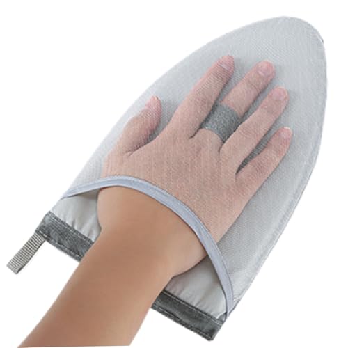 Guanti da Stiro per Vestiti Vapori Sottomano da Stiro Manuale Guanti Resistenti al Calore per Protezione Mani per Indumenti con Anello per Appendere per Vestiti Vapori, Pad