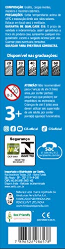 Lápis Grafite 3B Sextavado, CIS, Nataraj Grade, 12 Unidades