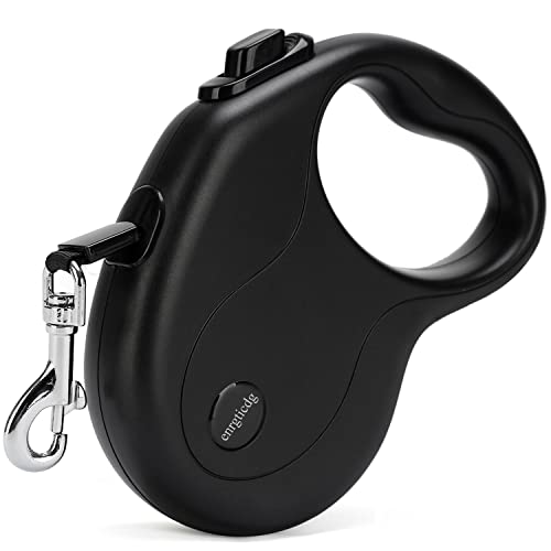 enrgticdg 16Ft Retractable Dog Leash,Light Weight Leash for Small to Medium Dogs/Cats Up to 50lbs,Strong Nylon Tape, Tangle Free, One-Handed Brake,Simple, Practical and Comfortable.