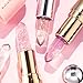 DLZZRS Glimmer Balm, Magic Color Changing pH Lipstick, Moisturizing Tinted Lip Balm, Lip Glowy Balm PH Reacting, Hydrates & Plumps, Pink Shimmer Lipstick Glimmer Lip Balm(03#)