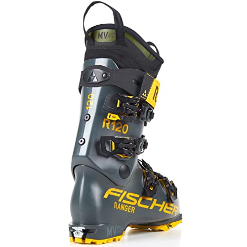 Foto von Fischer Herren Ranger 120 GripWalk DYN Alpine Freeride All Mountain Downhill Multi Performance MV Skischuhe, Grau/Grau, Größe 25,5