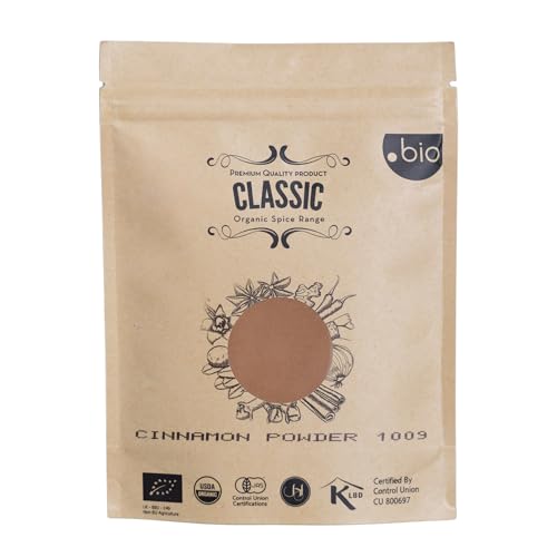Pure Organic Ceylon Cinnamon Powder 100g | Premium True Cinnamon from Sri Lanka | USDA Certified Organic | Authentic Ceylon Cinnamon Powder | Premium-Grade for Cooking, Baking & Beverages