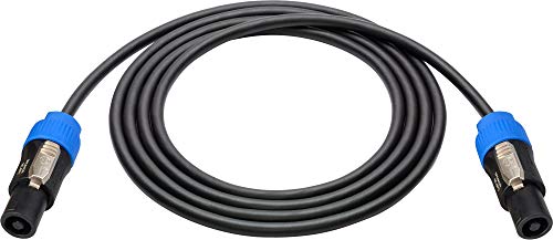 Sescom Nsp4-5 Neutrik 4-Pole Speakon to 4-Pole Speakon Speaker Cable - 5 Foot