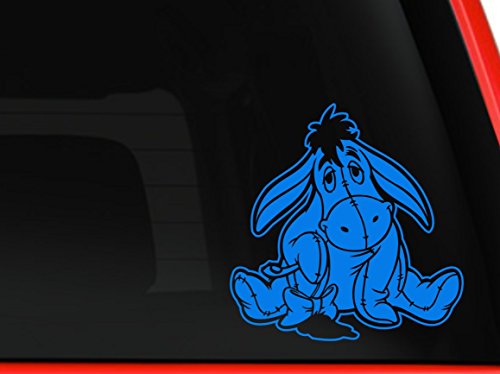 Vinilo Decorativo recortado en forma de burro azul claro 5.5"