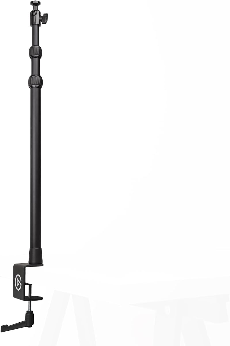 Master Mount L, Extendable Desk Clamp Pole | Extends 55cm to 125cm, 1/4-inch thread, Steel ball head, Rubber twist locks, Core of Multi Mount rigging system