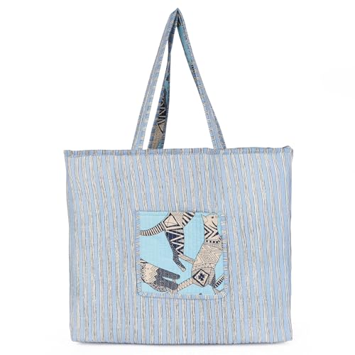 Bolso Tote Reversible Bless International Quilted miniatura 6
