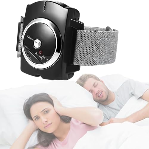 Anti Snoring Wristband Device Intelligent, Sleep Wearing Watch, 7-Speed Intensity Adjustment & Effective Snoring Prevention, to Reduce Snoring Improve Nighttime Sleeping