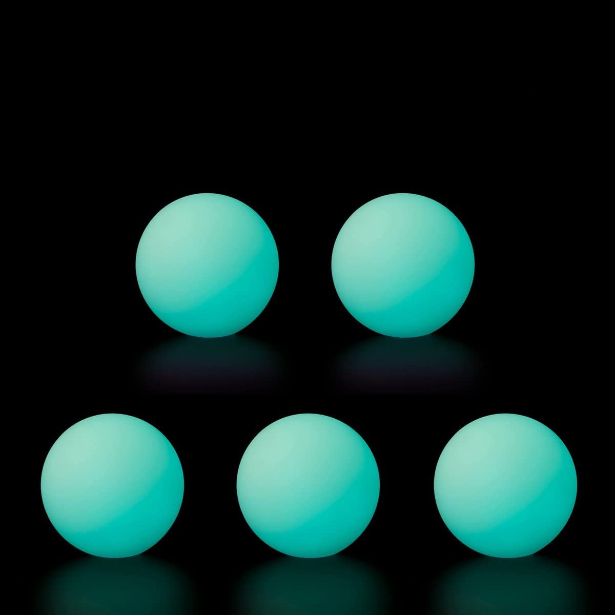 Play Juggling - Zestaw 5 Świecących Piłek - Żonglowanie Świecącymi Piłkami Średnica 70mm Waga 150g - 9 Kolorów