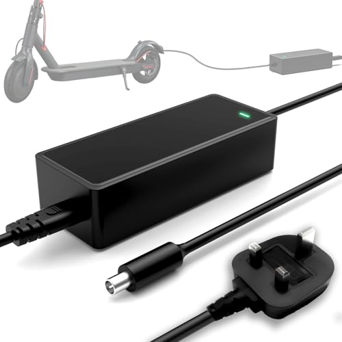 Image of 42V 2A Electric Scooter Charger for Xiaomi M365, Pro, Pro 2, 3, 4, 5 Elite, 1s, for Segway Ninebot Scooter G30 ES1 ES2 ES3 ES4 E22E, 36V Battery Charger for Aovo, Bird, Lime, Spin, Skip and More