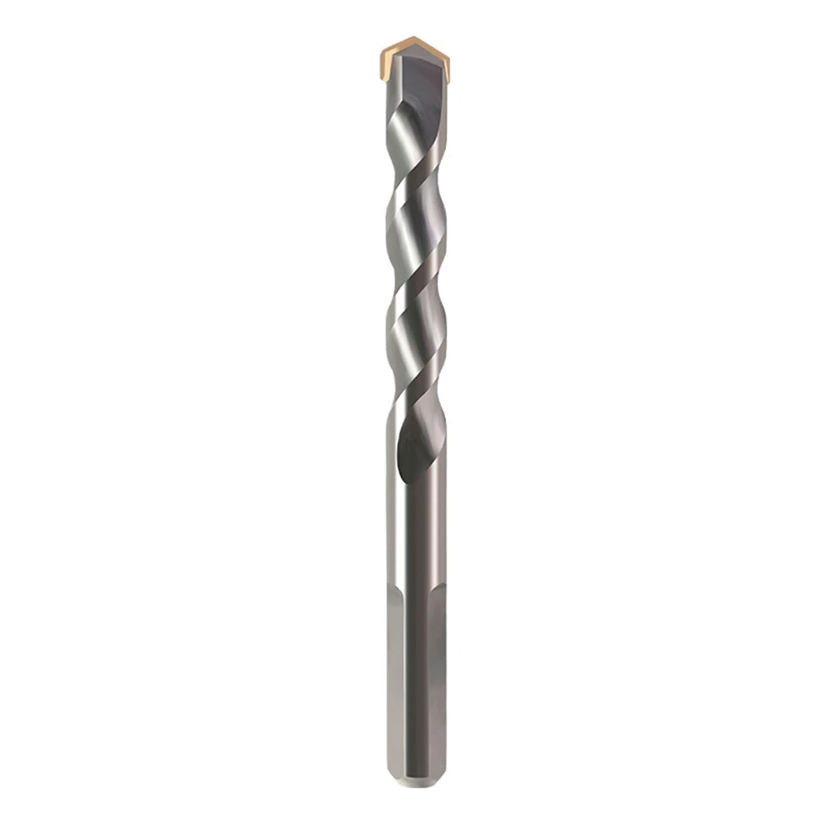 Hand Drill Bit Triangle Handle Tungsten Steel Drilling Concrete Impact Drill Bit 5Pcs(16mm)