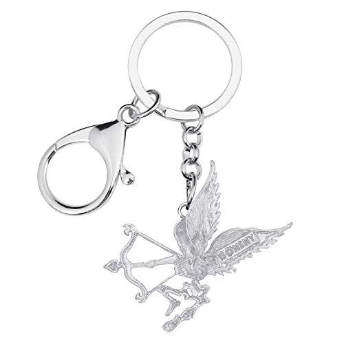 Duowei Grim Reaper Keychain Halloween Skull Zinc Alloy Keychain Keyring Purse For Women Men Girl Gift (2-Skull-Silver) #TOP4