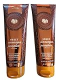 Bath & Body Works Sweet Cinnamon Pumpkin Ultimate Hydration Body Cream 8 Ounces Pack of 2