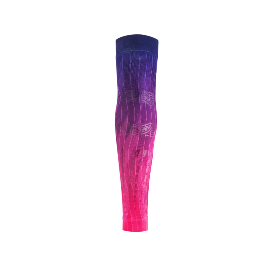 FLOKY 1pc No Strain Evolution Multisport Sleeve Tennis Padel Basketball Reduces Vibration Supports Elbow and Forearm Compression Sleeve Stabilises Tendons and Muscles Nebula L-XL