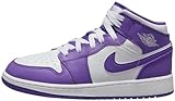 Nike Air Jordan 1 Mid GS Purple Venom/White Size 4