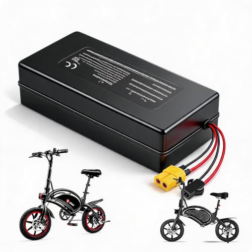 KORNORGE 36V 6Ah 216Wh Lithium Battery for Jetson Bolt Pro E-Bike 15A BMS Compatible with 200W-350W Motors E-Scooters ATVs Electric Dirt Bikes Solar Storage