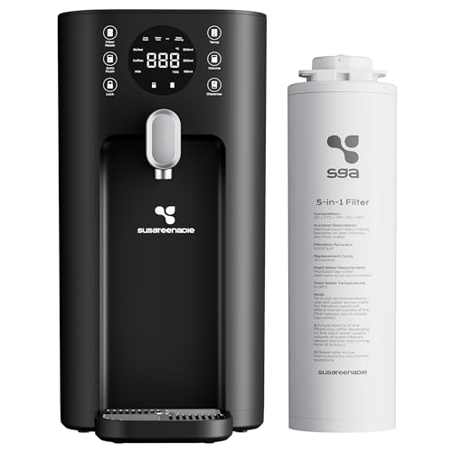 CIARRA X SusGreenable Depuratore Acqua a Osmosi Inversa da Tavolo,