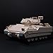 CHICHIYANG 1/43 Unassembled Paper US M2 Bradley Infantry Fighting Tank Model Military Tank Army Armored Model Car Military Vehicle