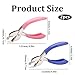 2PCS Staple Remover Tool for Office, Effortless Staple Removal from Documents, Papers, and Files - Blue+Pink