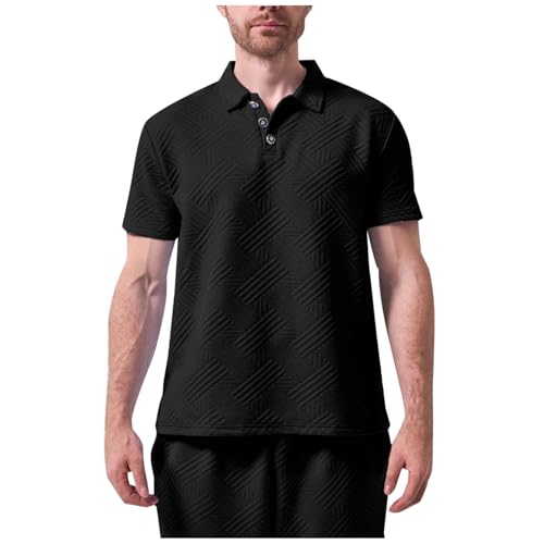 Men's Polo Shirt 2025 Classic Fit Breathable Pique Cotton Polo