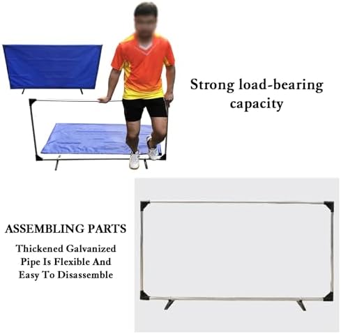 140x75cm Field Fence Surround Block, Pickleball Court Divider, Durable 420D Cloth Baffle for Training & Home Use, Ideal for Sports Practice & Outdoor Activities