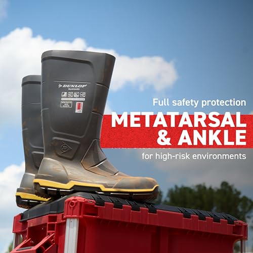 DUNLOP Protective Footwear, Acifort MetMAX, 100% Waterproof Polyblend PVC Material, Comfortable, Flexible, Lightweight and Durable Protective Footwear4