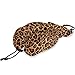 QMIN - Cuscino da viaggio con stampa leopardata, supporto per collo in memory foam, cuscino ergonomico a forma di U, kit da viaggio per aerei, treno