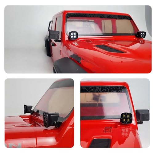 Luces para coche RC Axial SCX10 90046 accesorios TRX4 focos Wraith D90 RR10 5