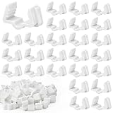 ✨ [Crochets de Gouttière pour Guirlandes Lumineuses] - Ce set comprend 60 pinces de haute qualité pour guirlandes lumineuses, idéales pour suspendre des guirlandes et mini-guirlandes. Decorez votre maison pour les fêtes ou partagez ces pinces pratiques avec votre famille et vos amis pour créer ensemble une ambiance de Noël inoubliable.