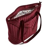 Vera Bradley Velvet Small Vera Tote Bag, Raisin