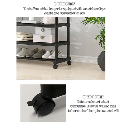 Porte-cintre pliable et réglable pour un rangement sur mesure - 8