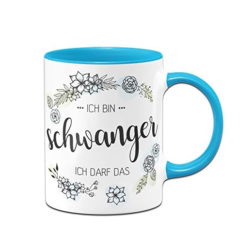 Tassenbrennerei Kopp blå Jag är gravid graviditet jag kan tillgodose presenten till gravida kvinnor, blivande mödrar mamma loading – graviditet (blå)
