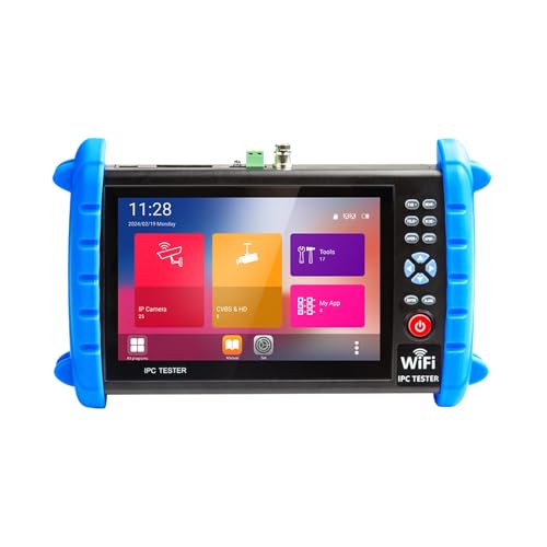 MEIVIYA Probador CCTV de NF-722, cámara IP AHD, Mini Monitor 4K VGA IPC, Monitor portátil PoE, cámara CFTV, Prueba de Cable IPC722