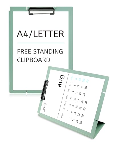 GAUENEEN Foldable Clipboard & Stand, 9.37x12.6