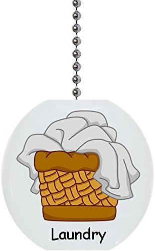 Laundry Basket Solid Ceramic Fan Pull