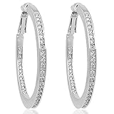 Metall versilbert rhodiniert, Kristalle von Swarovski