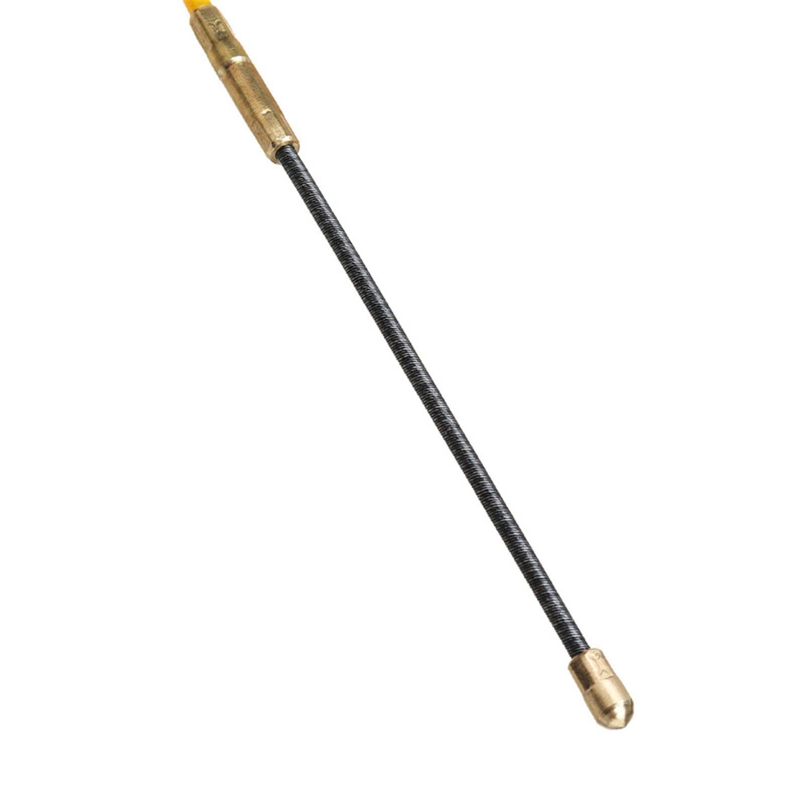 Cable eléctrico Dispositivo de guía de alambre de 3mm/4mm/6mm de diámetro, extractor de Cable de fibra de vidrio de 5/10/15/20/25/30M, tirador de conducto de carrete de cinta de pescado(20mete