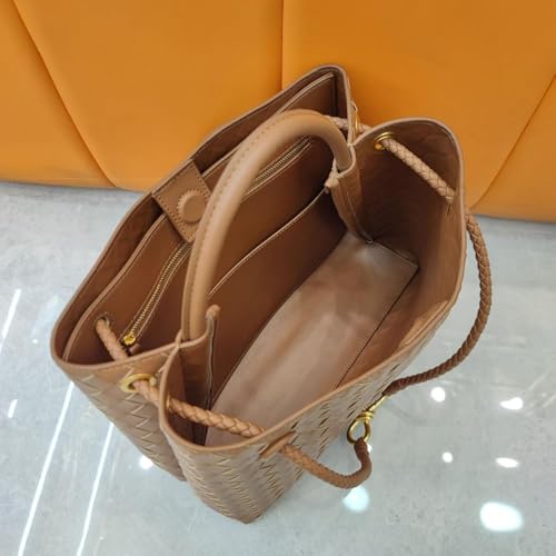 Genuine Leather Woven Bag for Women Small Tote Bag Hobo Bag Crossbody Bags Handmade Woven Purses Gift2