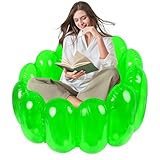 Generisch Sillas inflables para adultos,Silla inflable, silla de sofá hinchable, silla exterior de sofá hinchable, carga máxima 250 libras, sillón inflable, muebles inflables para piscina, dormitorio