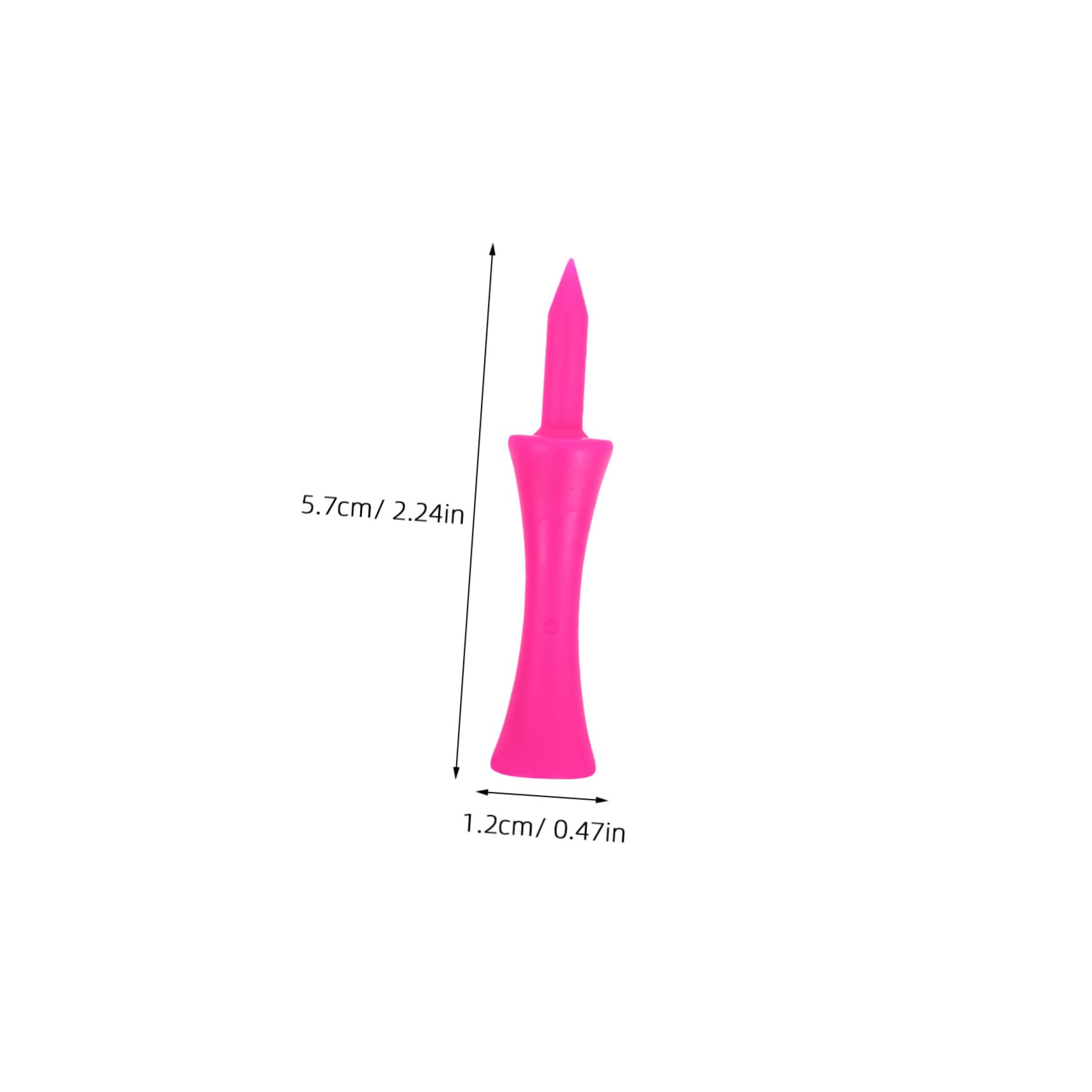 POPETPOP 100pcs Golf Tees Plastic Tees for Driving Range Unbreakable Golf Accessories for All Skill Levels and Improved Performance